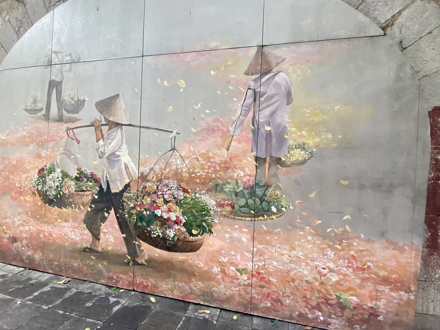 tranh tường trên phố bích họa